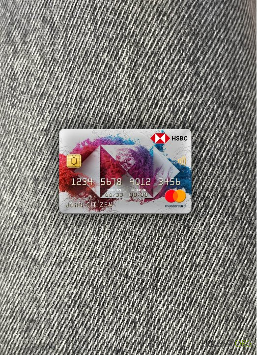 Photolook mastercard de la banque HSBC luxembourgeoise